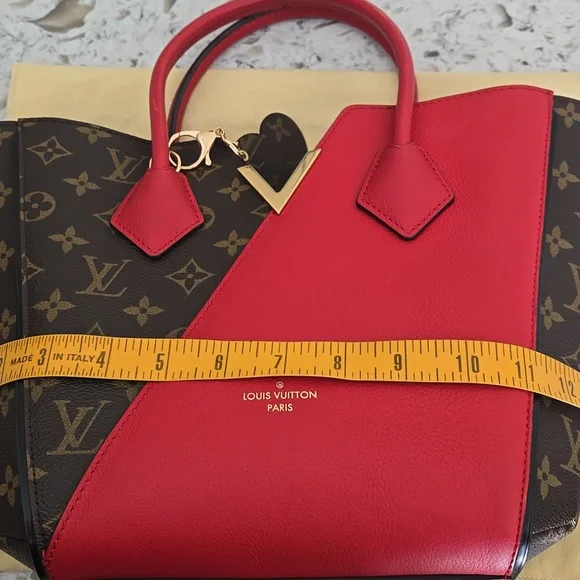 Louis Vuitton Kimono Red and Brown Monogram  Bag with Dust Bag - Picture 17 of 17